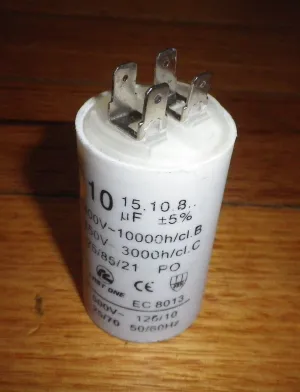 10uF 440Volt Motor Start Run Capacitor - No Bolt- BEN009