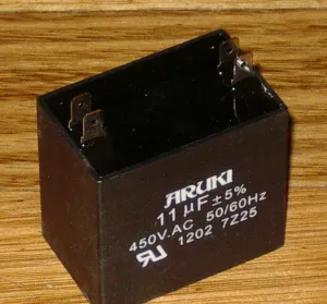 11uF 450Volt Motor Start / Run Capacitor - Part # CAC11UF