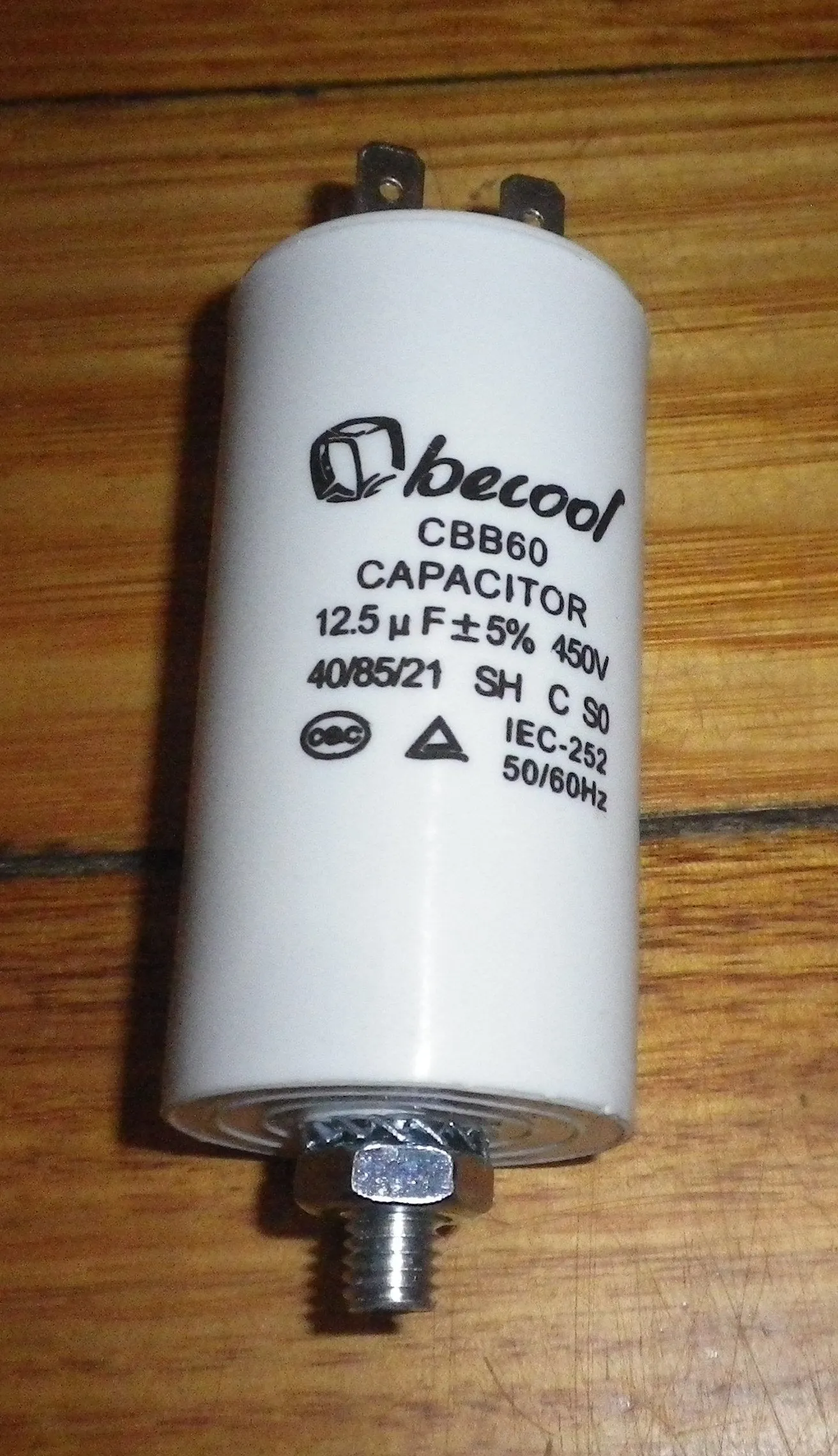12.5uF 450Volt Motor Start Capacitor - CAP012.5