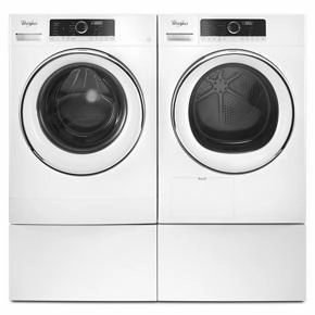 12" Pedestal For Front Load Washer And Dryer - White
