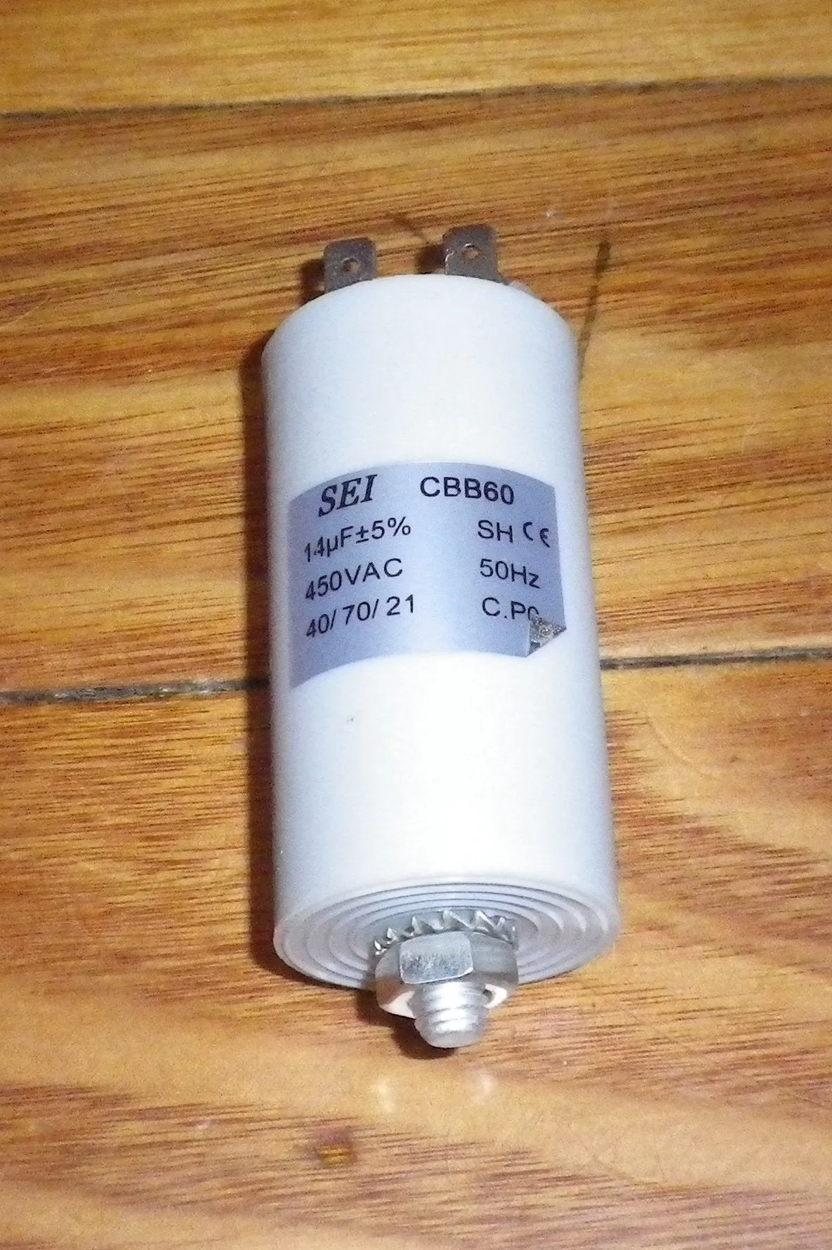 14uF 440Volt Motor Start / Run Capacitor - Part # CAP014S