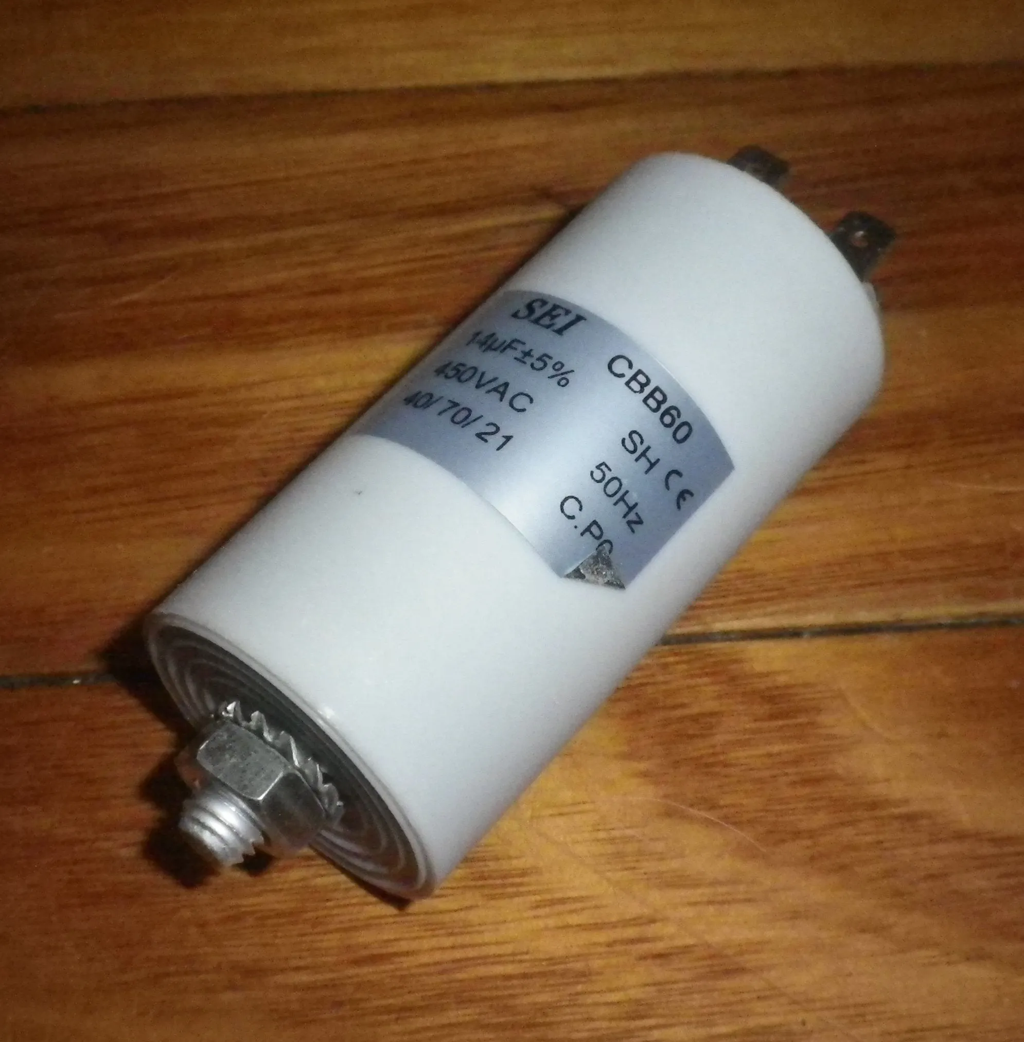 14uF 440Volt Motor Start / Run Capacitor - Part # CAP014S