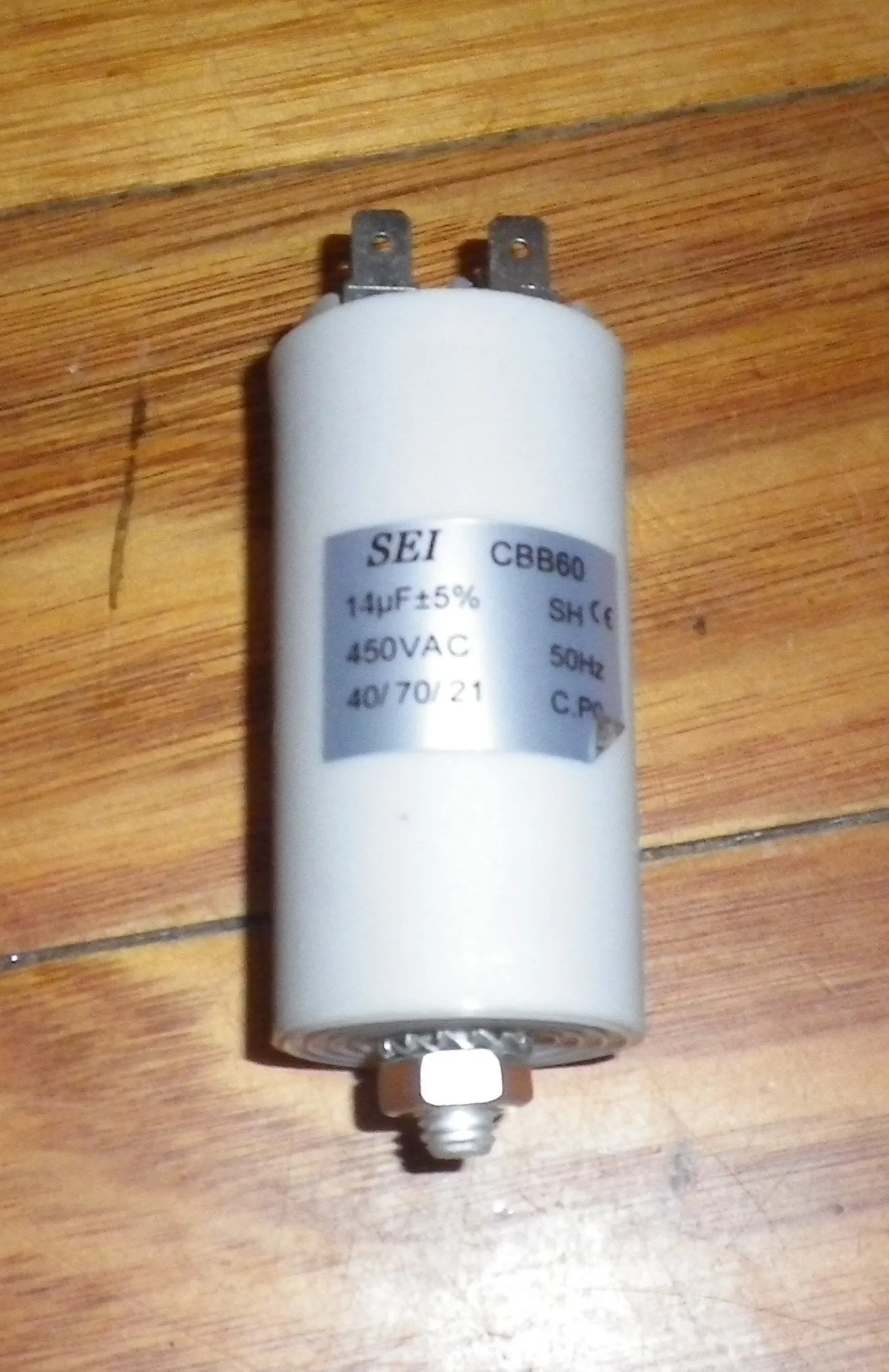 14uF 440Volt Motor Start / Run Capacitor - Part # CAP014S