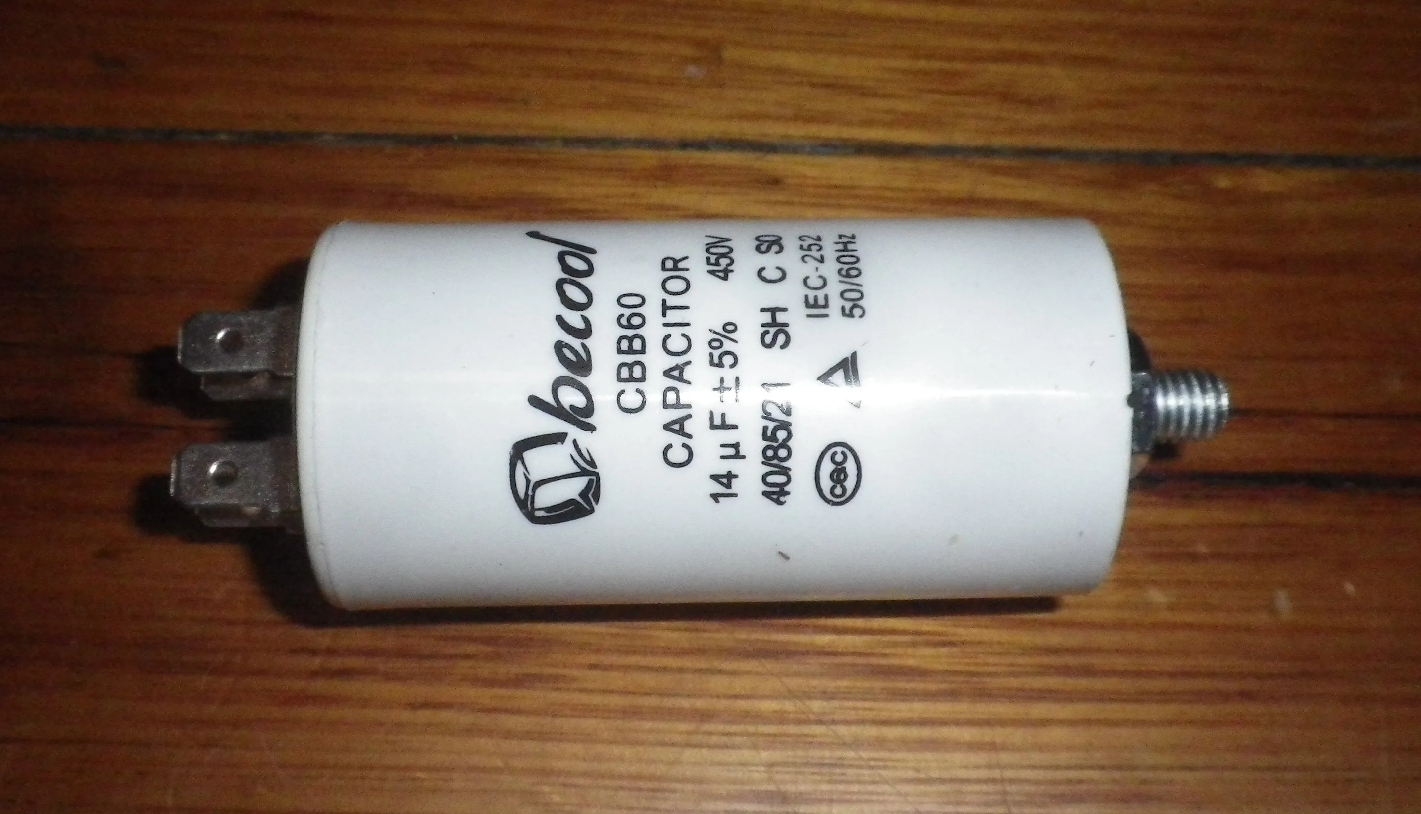 14uF 450Volt Motor Start / Run Capacitor - Part # CAP014ASP