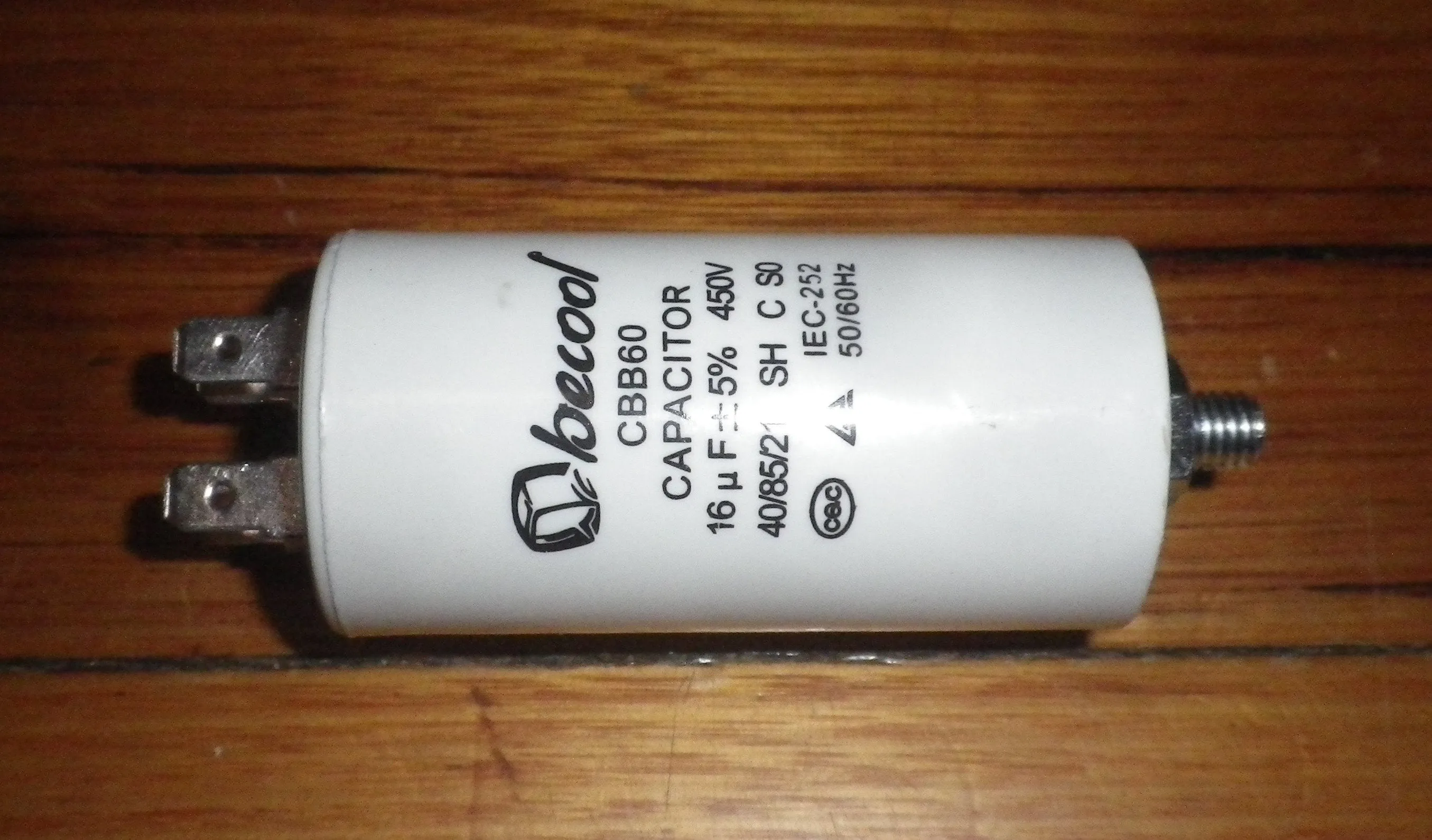 16uF 450Volt Motor Start Run Capacitor - Part # CAP016ASP
