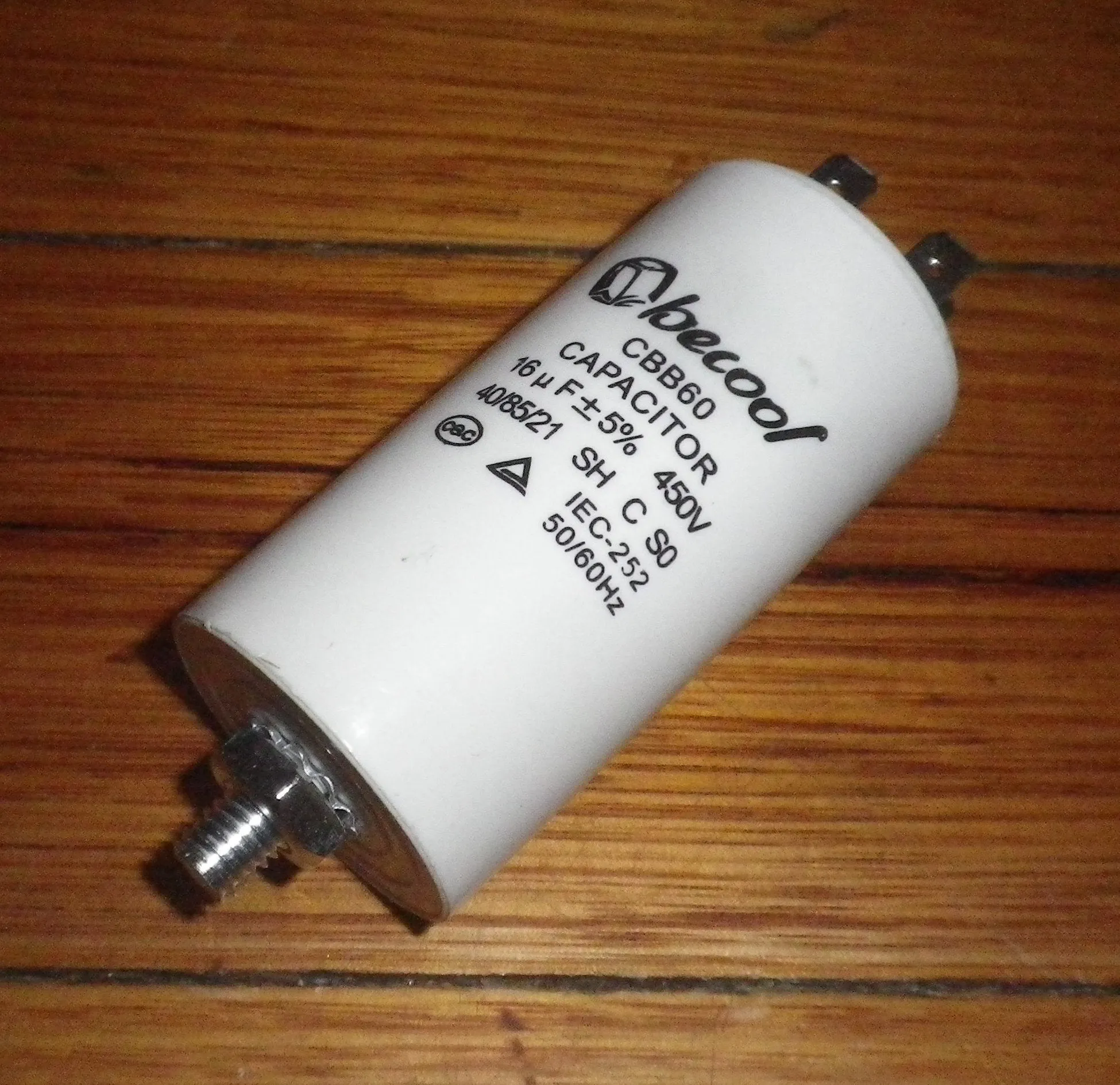 16uF 450Volt Motor Start Run Capacitor - Part # CAP016ASP