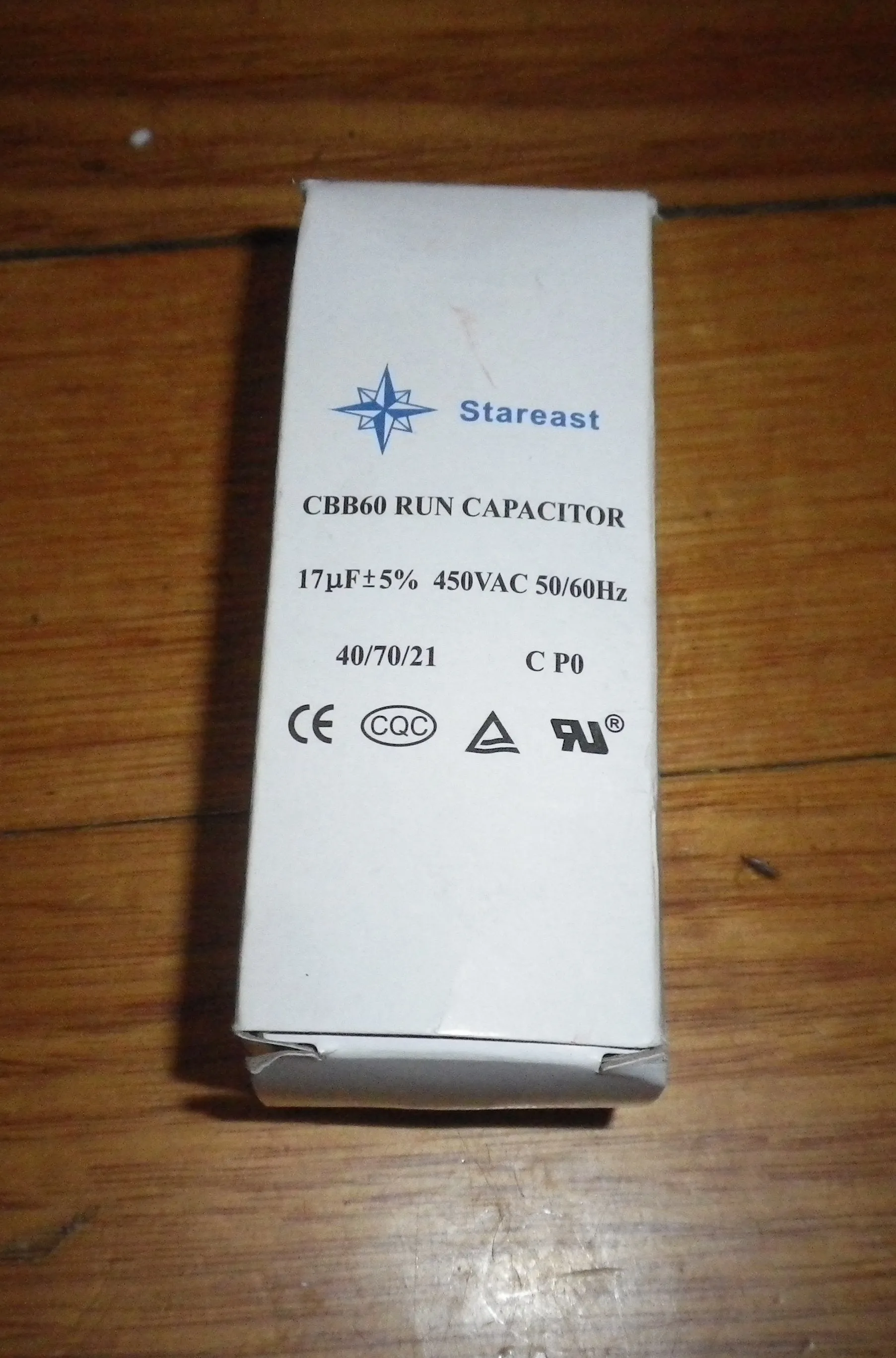 17uF 450Volt Motor Start Run Capacitor - CAP017S