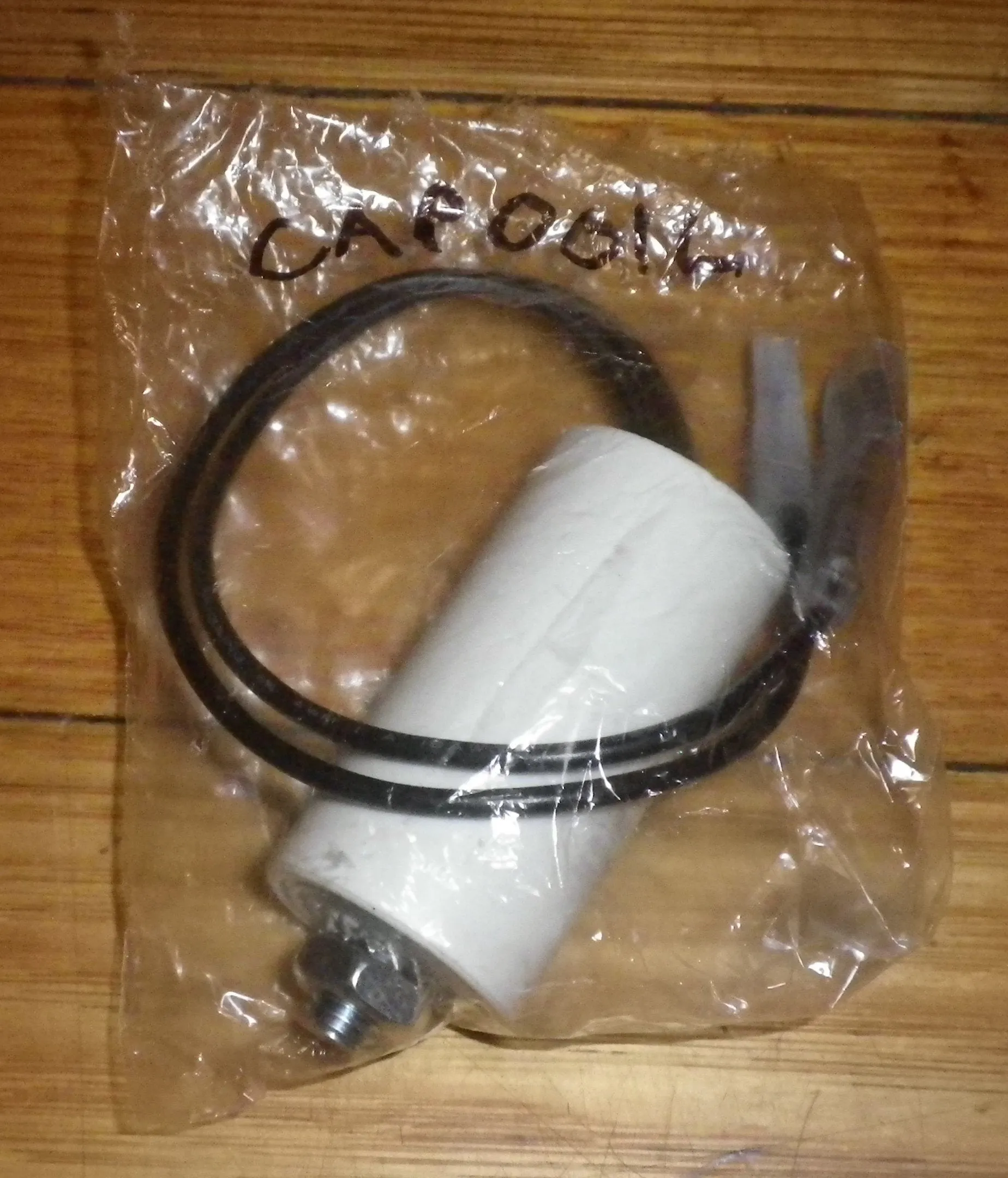 1uF 450Volt Motor Run Capacitor with Wires - Part # CAP001L