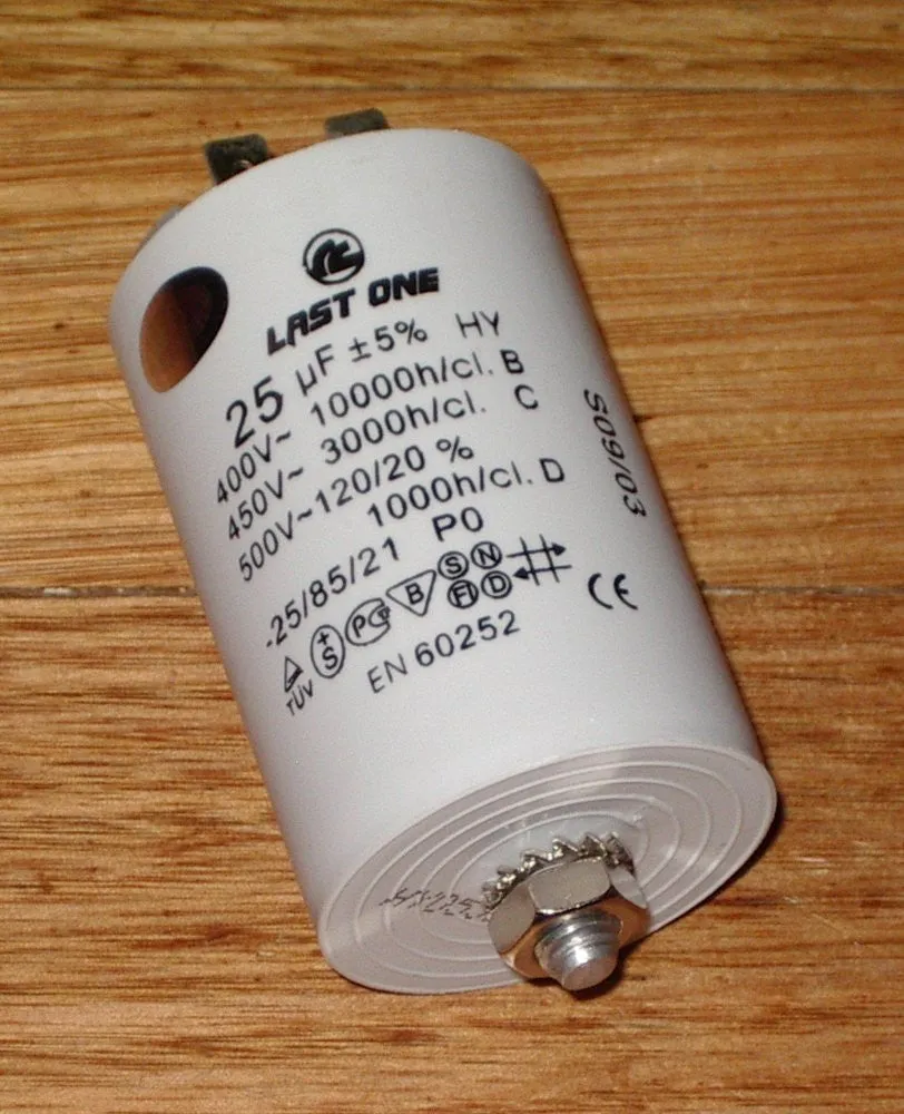 25uF  450Volt Motor Start Capacitor - Part # CAP025