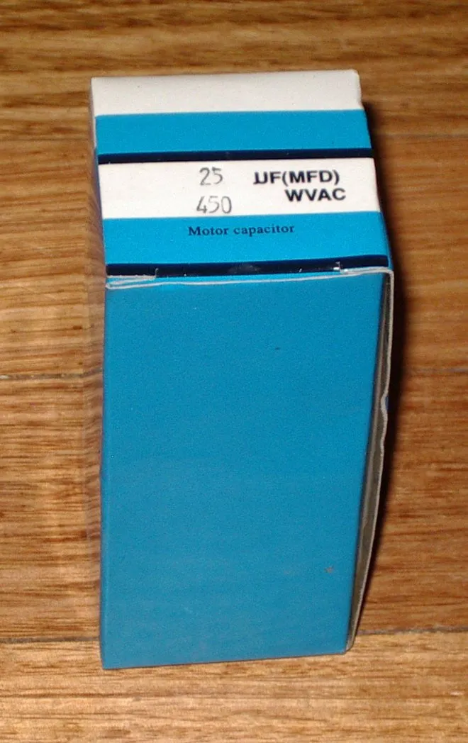 25uF  450Volt Motor Start Capacitor - Part # CAP025