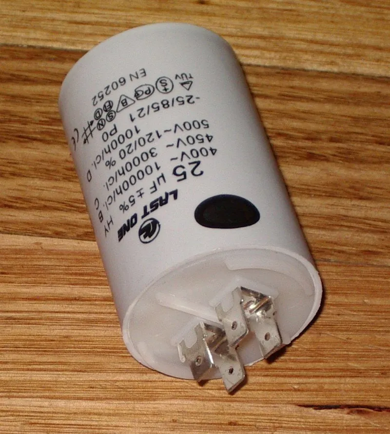 25uF  450Volt Motor Start Capacitor - Part # CAP025