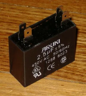 2.5uF 450Volt Motor Start/Run Capacitor - Part # CAC2.5UF
