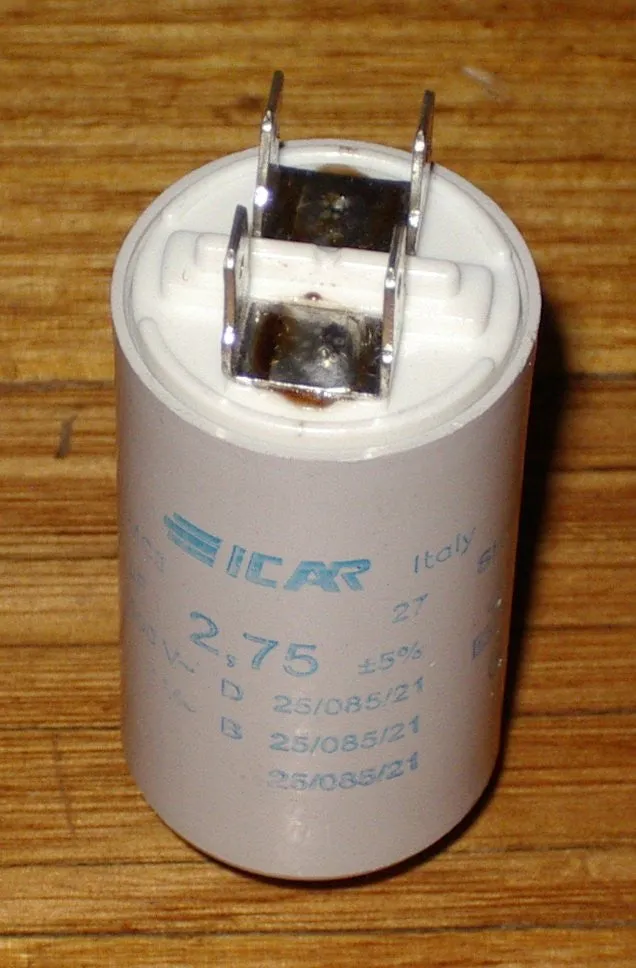 2.75uF 450Volt Motor Start/Run Capacitor - Part # CAP00275