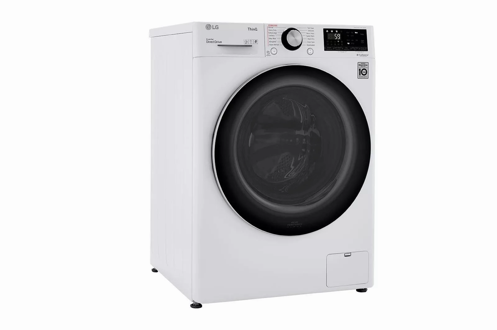 2.4 cu.ft. Smart wi-fi Enabled Compact Front Load All-In-One Washer/Dryer Combo with Built-In Intelligence - (WM3555HWA)