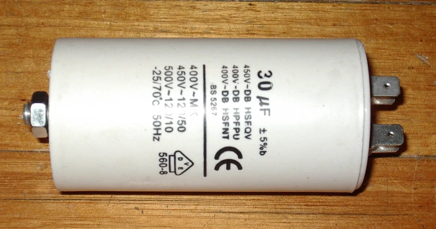 30uF  450Volt Motor Start Capacitor - Part # CAP030