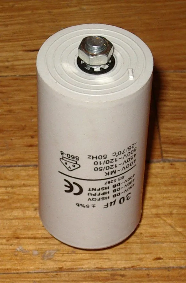 30uF  450Volt Motor Start Capacitor - Part # CAP030