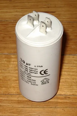 30uF  450Volt Motor Start Capacitor - Part # CAP030