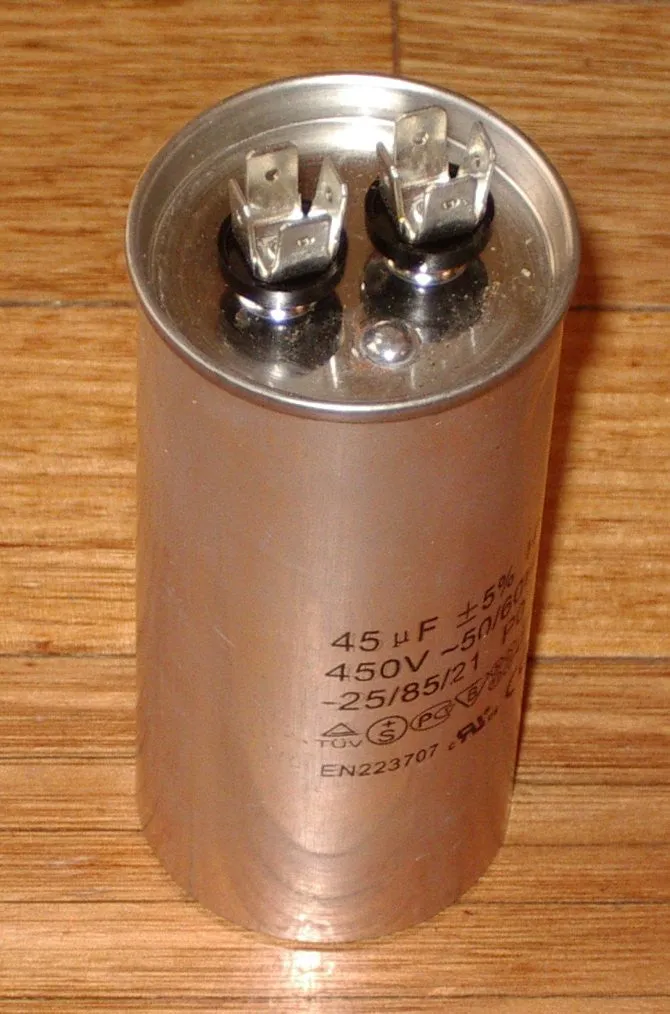 45uF 450Volt Motor Start Capacitor - Part # CAP045A