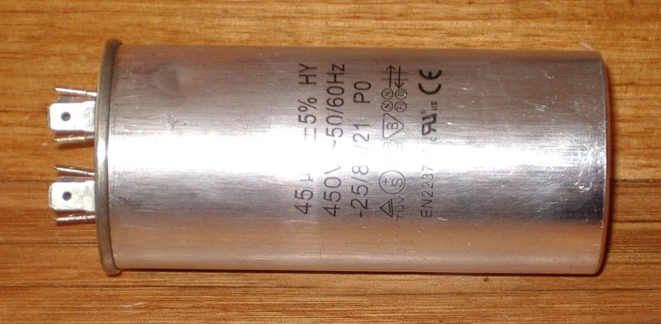 45uF 450Volt Motor Start Capacitor - Part # CAP045A