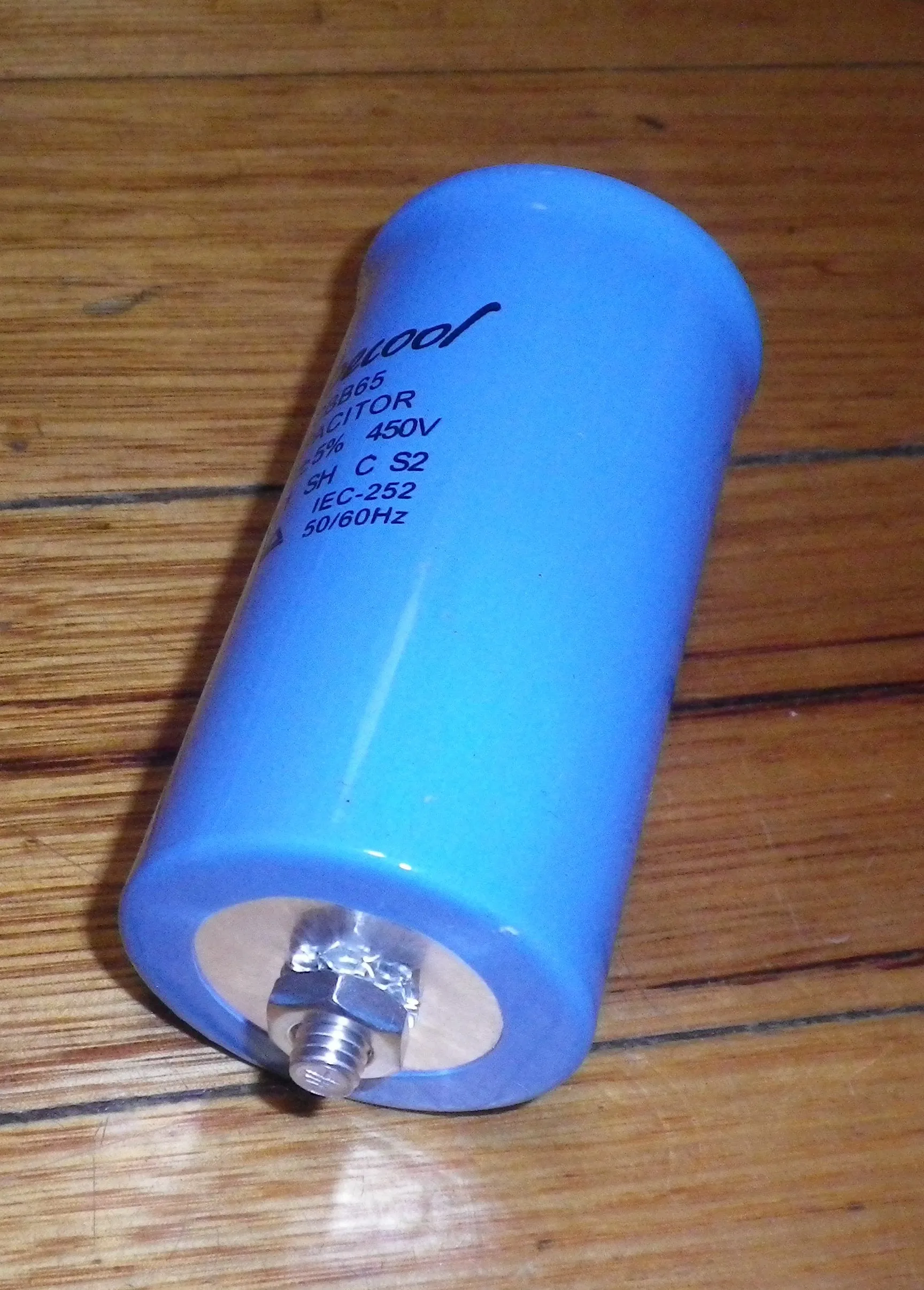 45uF 450Volt Motor Start Capacitor with Stud - Part # CAP045ASP