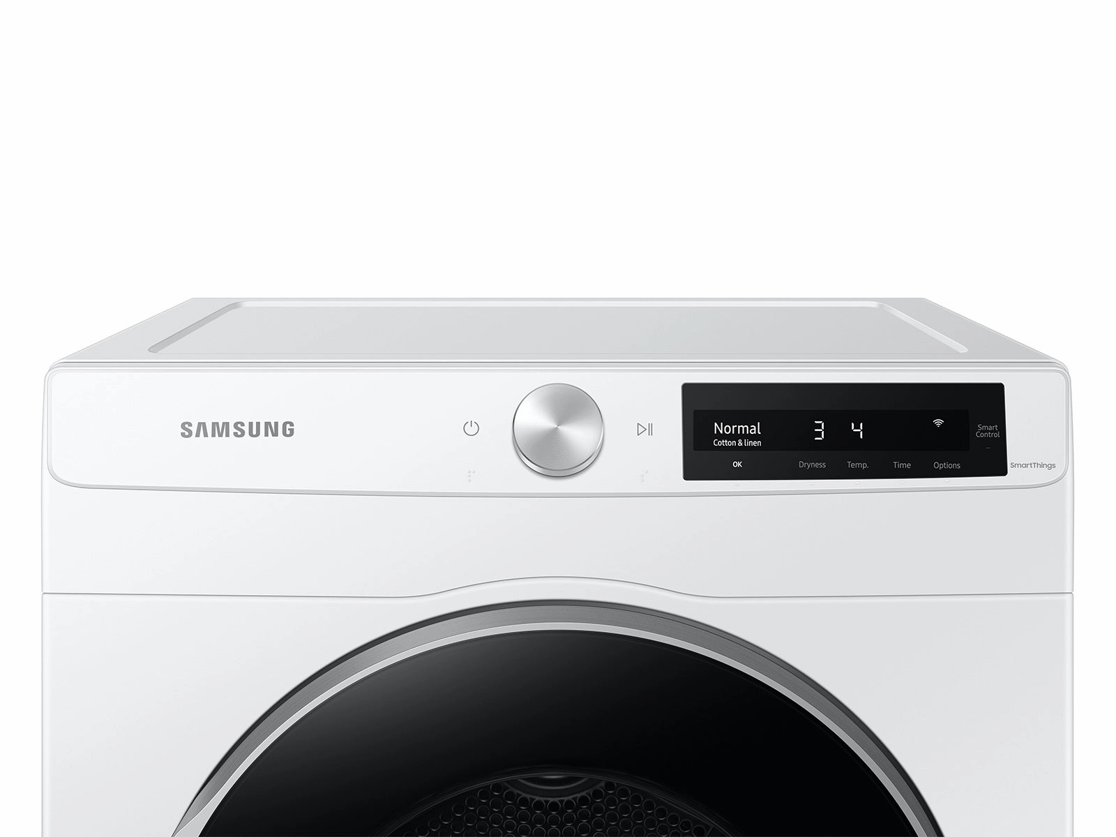 4.0 cu. ft. Electric Dryer with AI Smart Dial and Wi-Fi Connectivity in White - (DV25B6900EW)