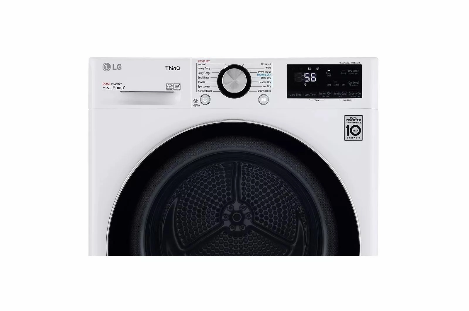 4.2 cu.ft. Smart wi-fi Enabled Compact Front Load Dryer with Dual Inverter HeatPump(TM) Technology - (DLHC1455W)