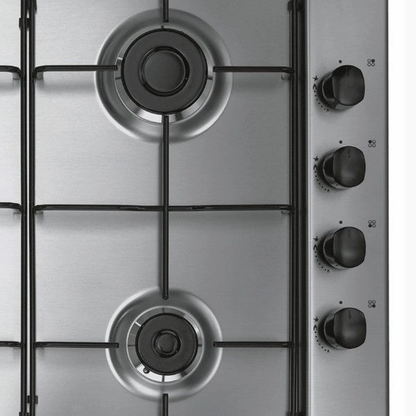 4-Burner Gas Hob | 60cm | Inox Body | Auto Ignition & Safety Features