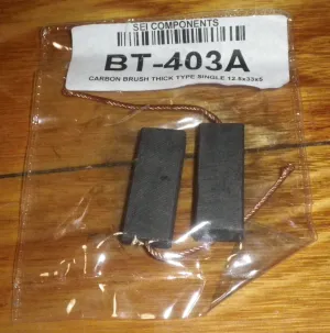 5X12.5mm Uni Carbon Motor Brushes suit Euro Front Loader - Part # BT403A
