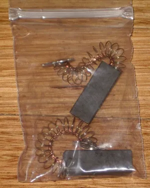 6X12mm Uni Carbon Motor Brushes suit Euro Front Loader - Part # BT404