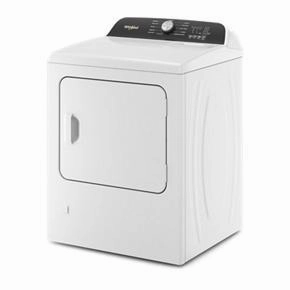 7.0 Cubic Feet Long Vent Gas Moisture Sensing Dryer - White
