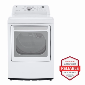 7.3 cu. ft. Ultra Large Capacity Electric Dryer with Sensor Dry Technology - (DLE7150W)