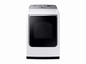 7.4 cu. ft. Gas Dryer with Steam Sanitize  in White - (DVG54R7600W)