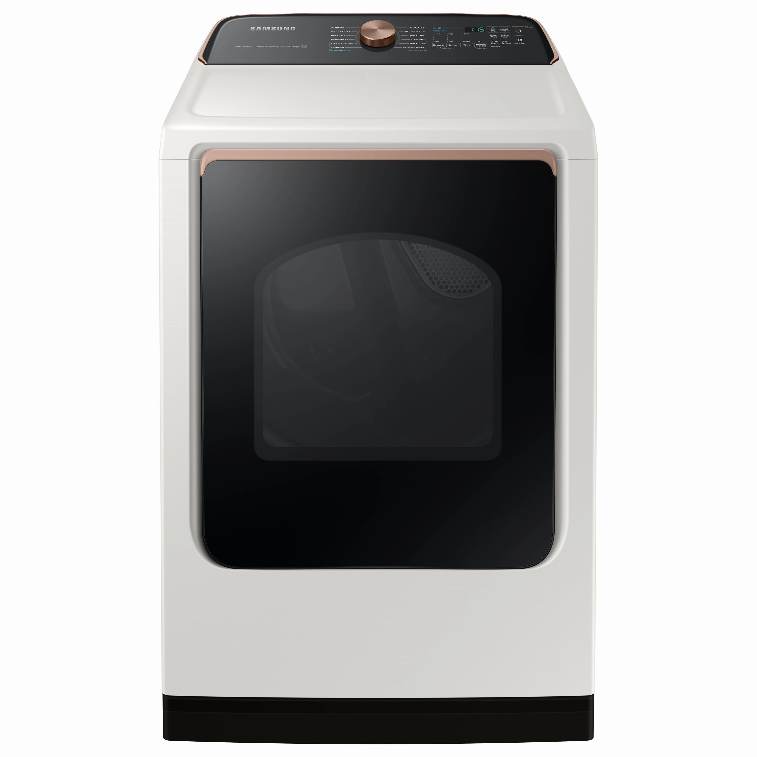 7.4 cu. ft. Smart Electric Dryer with Steam Sanitize  in Ivory - (DVE55A7300E)