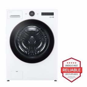 7.4 cu. ft. Smart Front Load Electric Dryer with AI Sensor Dry & TurboSteam(TM) Technology - (DLEX6500W)