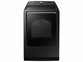 7.4 cu. ft. Smart Gas Dryer with Steam Sanitize  in Brushed Black - (DVG55A7700V)