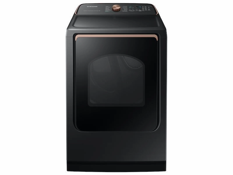 7.4 cu. ft. Smart Gas Dryer with Steam Sanitize  in Brushed Black - (DVG55A7700V)