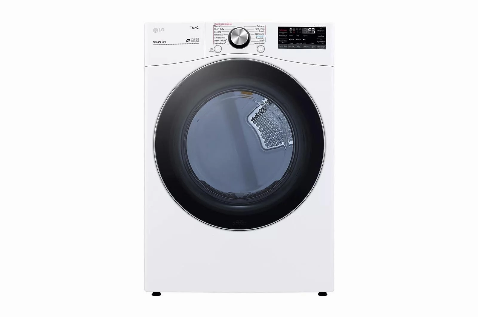 7.4 cu. ft. Ultra Large Capacity Smart wi-fi Enabled Front Load Gas Dryer with TurboSteam(TM) and Built-In Intelligence - (DLGX4201W)