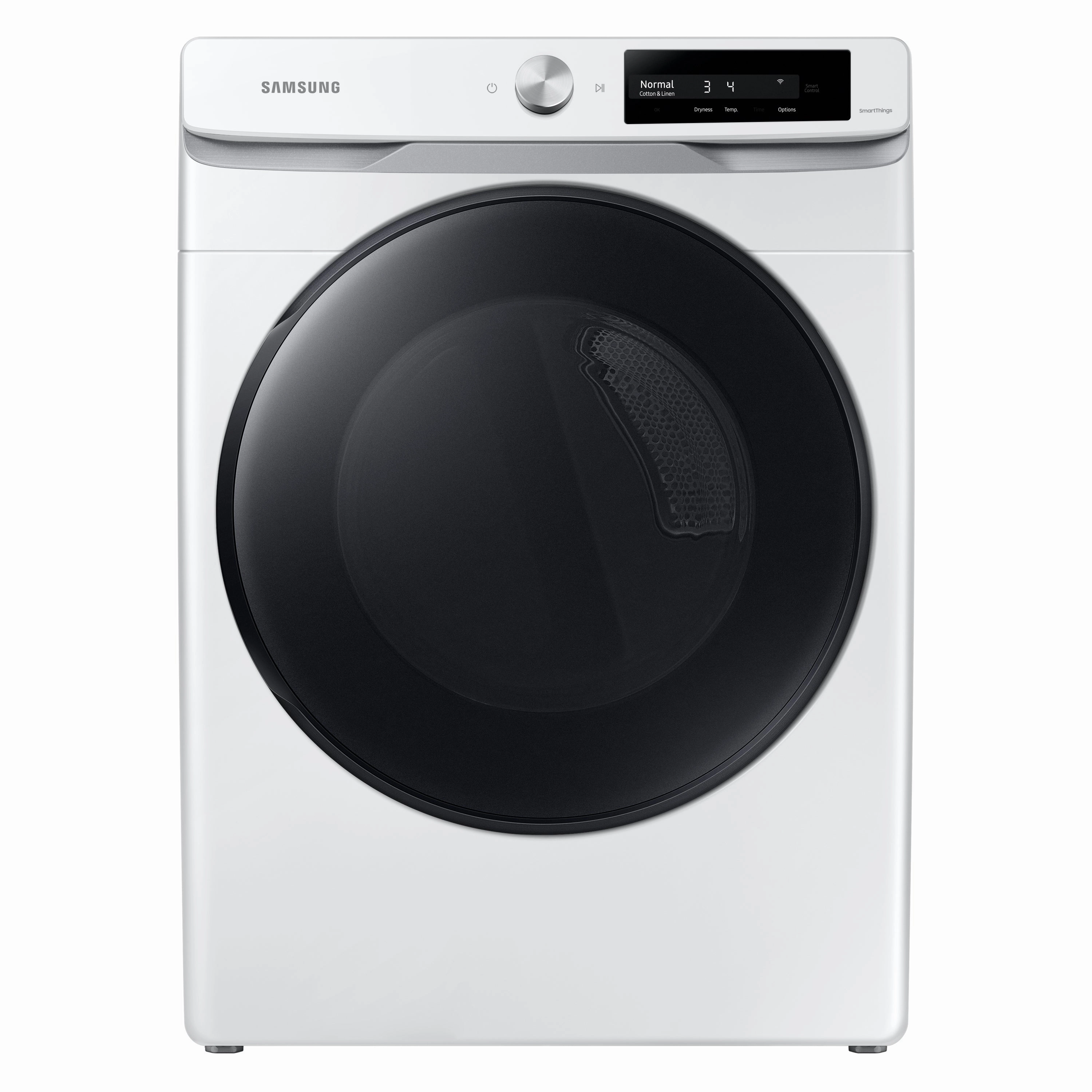 7.5 cu. ft. Smart Dial Electric Dryer with Super Speed Dry in White - (DVE45A6400W)