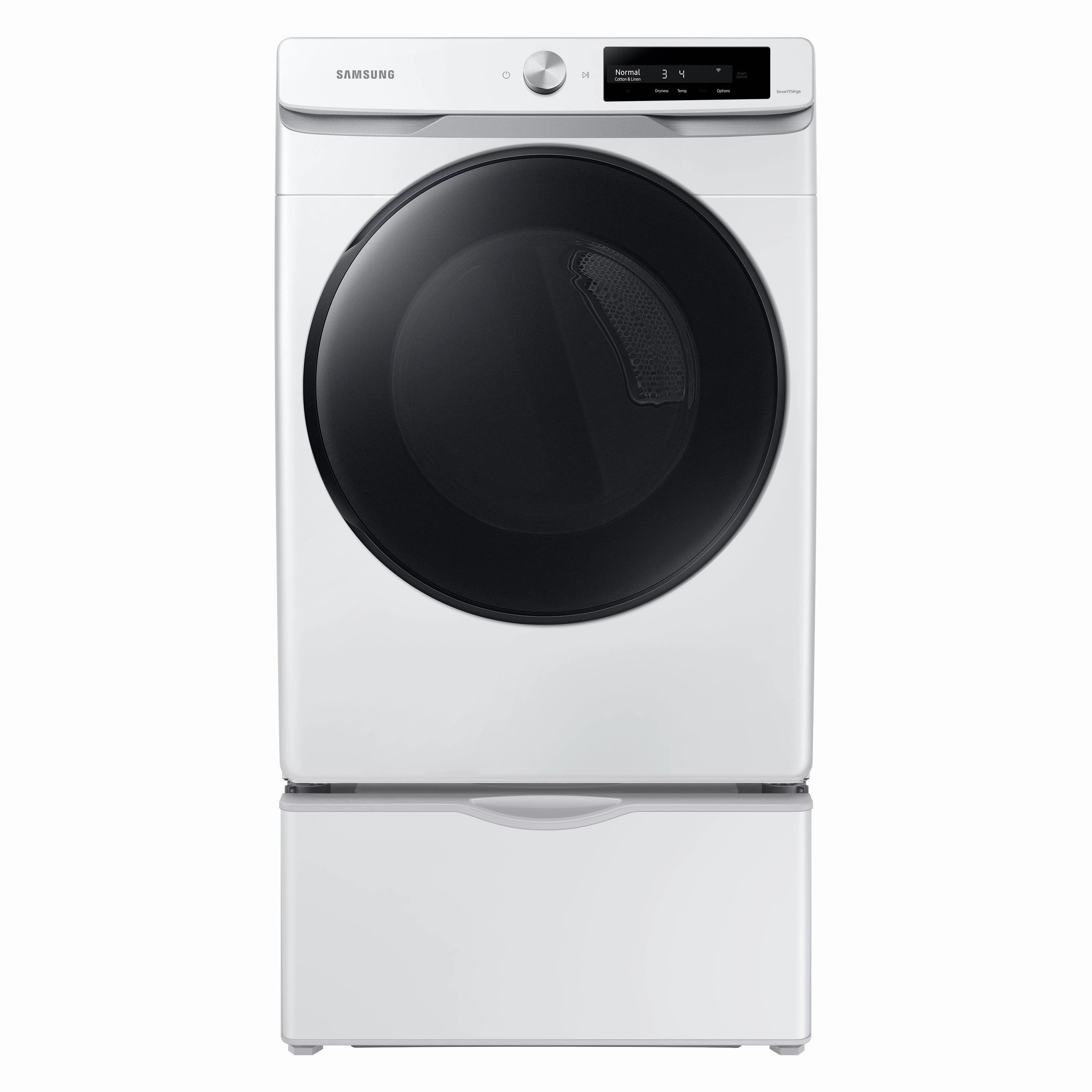 7.5 cu. ft. Smart Dial Electric Dryer with Super Speed Dry in White - (DVE45A6400W)