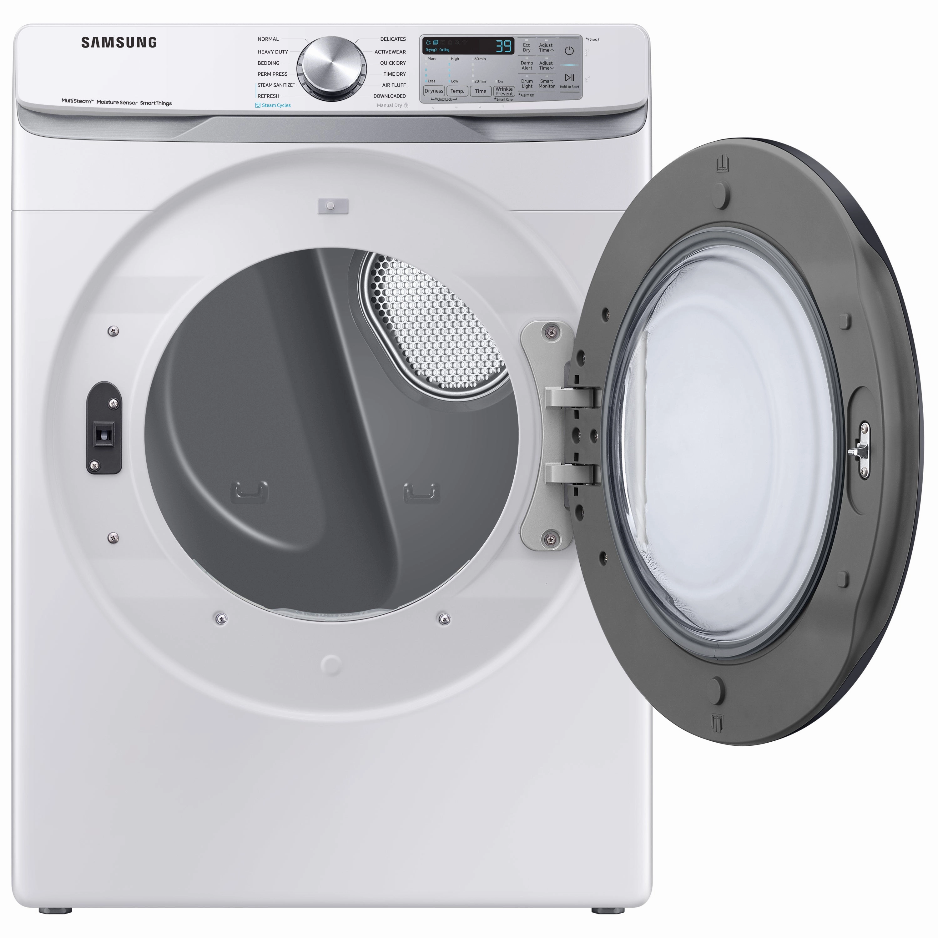 7.5 cu. ft. Smart Electric Dryer with Steam Sanitize  in White - (DVE45B6300W)
