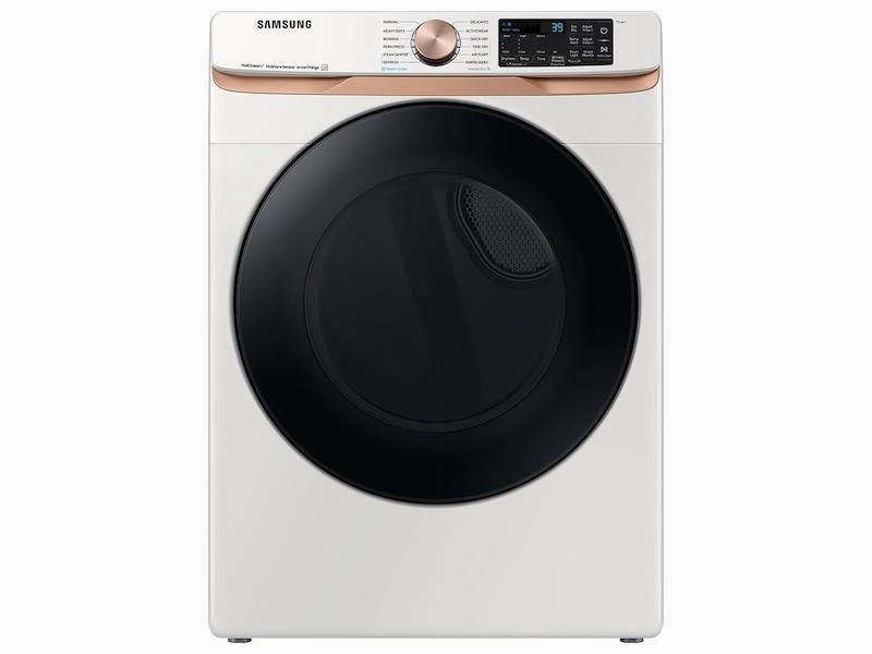 7.5 cu. ft. Smart Gas Dryer with Steam Sanitize  and Sensor Dry in Ivory - (DVG50BG8300EA3)