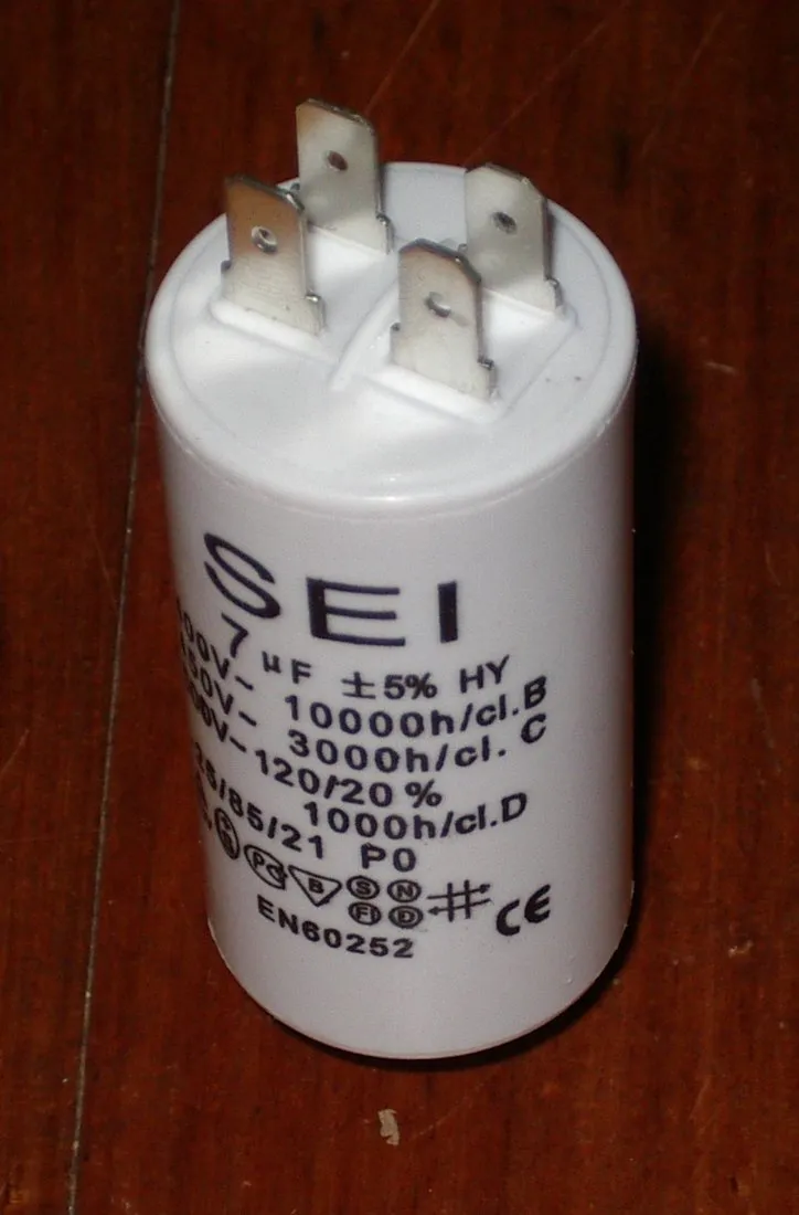 7uF 440Volt Motor Run/Start Capacitor - CAP007S