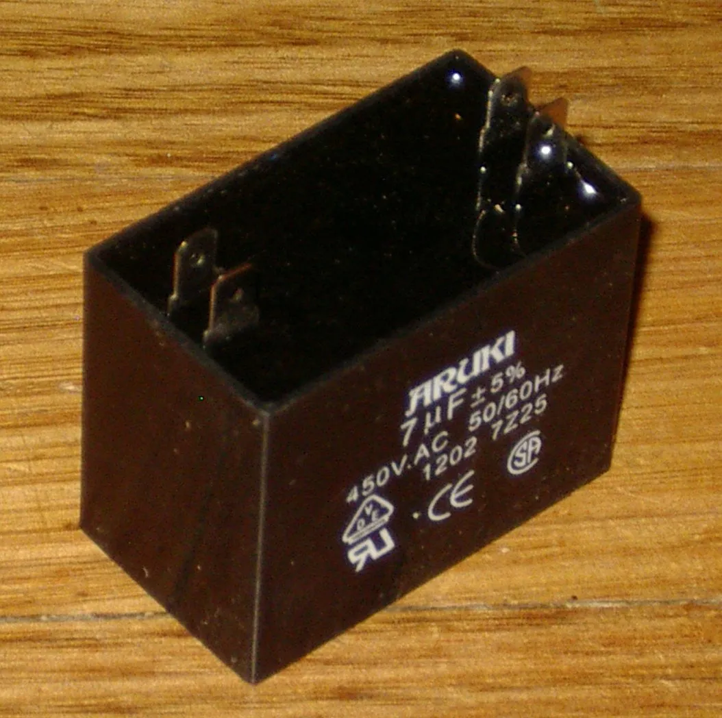 7uF 450Volt Motor Start/Run Capacitor - Part # CAC7UF