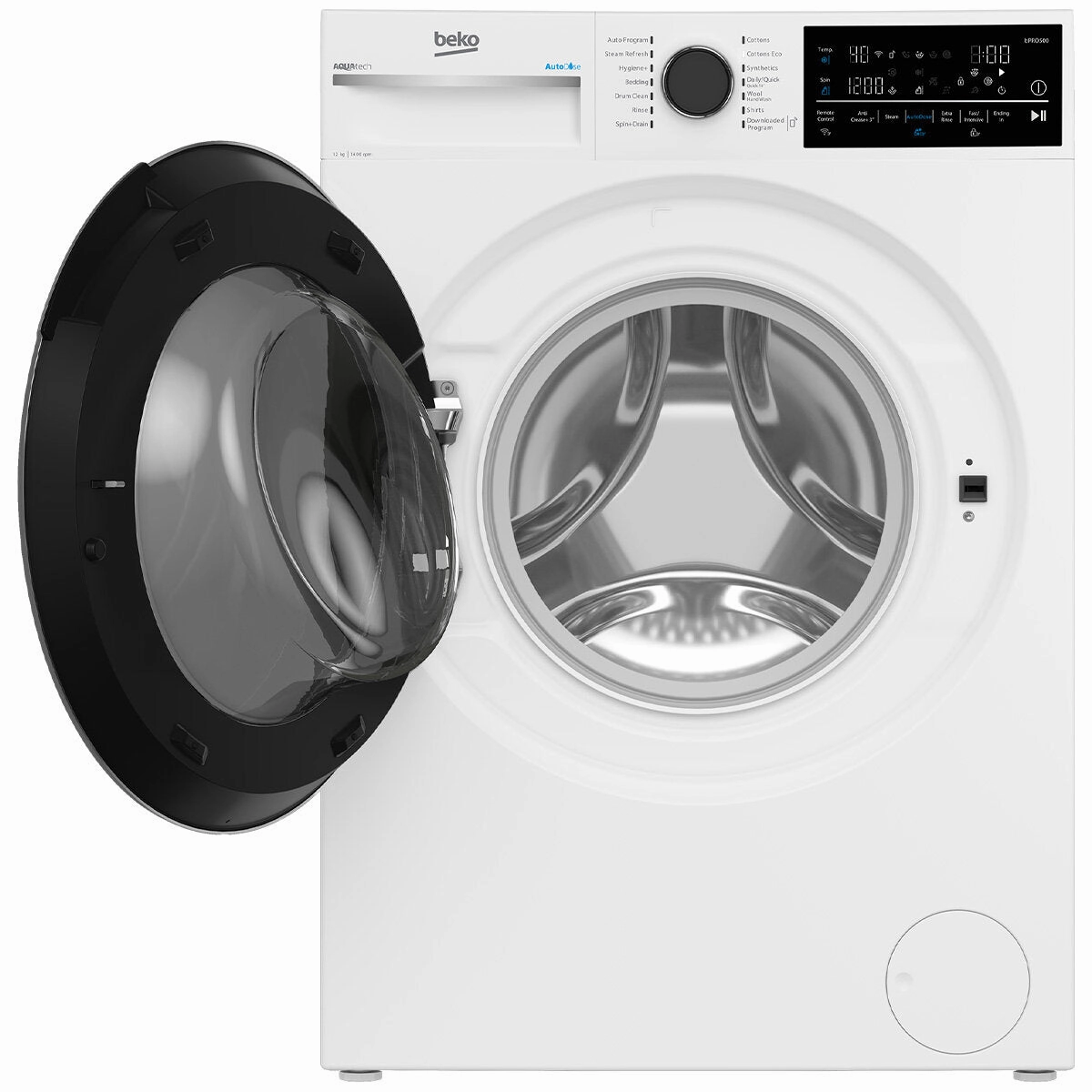 *Brand New* Beko BFLB124ADW 12kg Autodose Wifi Connected Front Load Washing Machine with Steam [5 Years Warranty]]