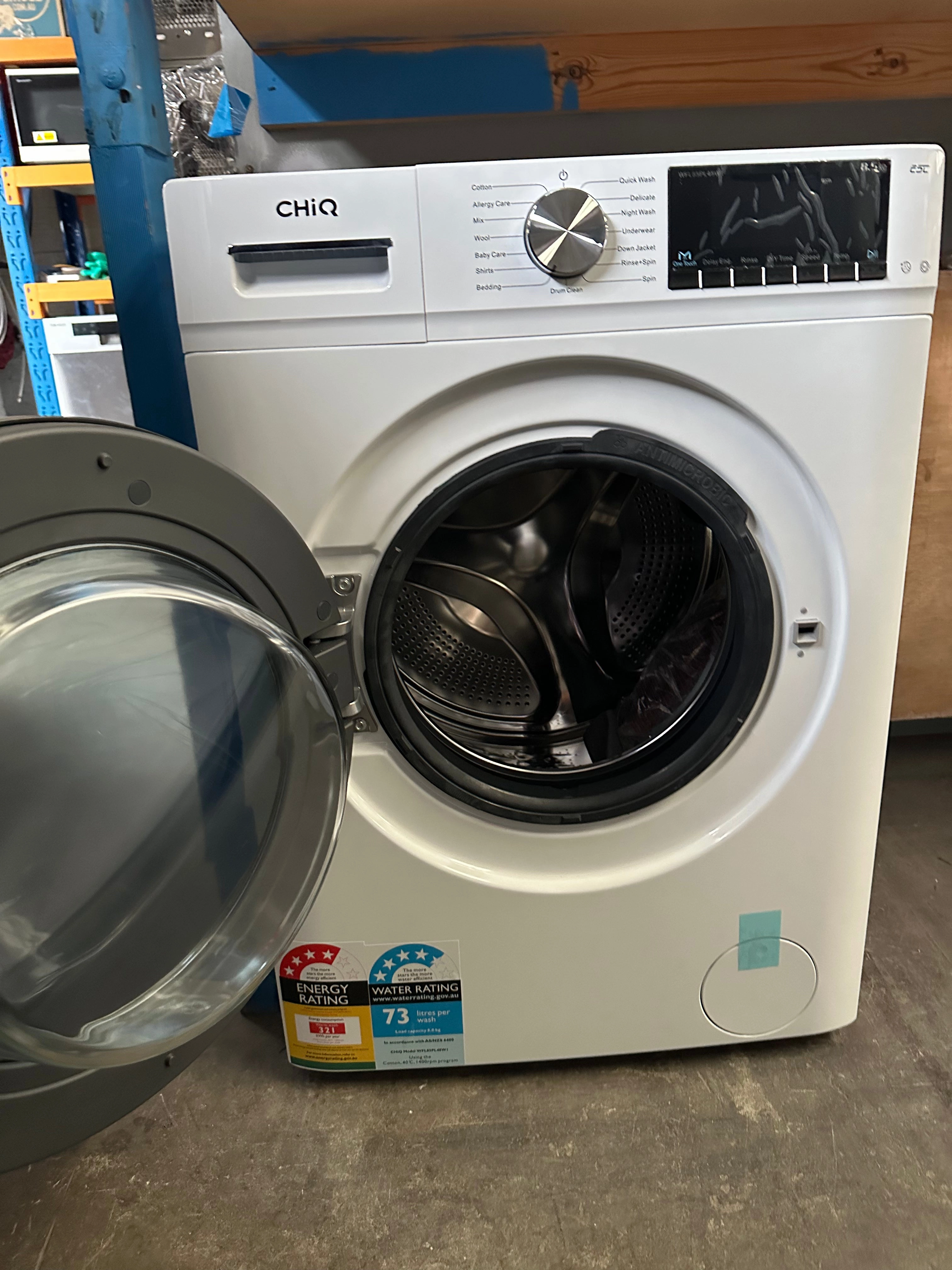 *Brand New* CHiQ 8.5kg Front Load Washing Machine WFL85PL48W1 [5 Years Warranty]