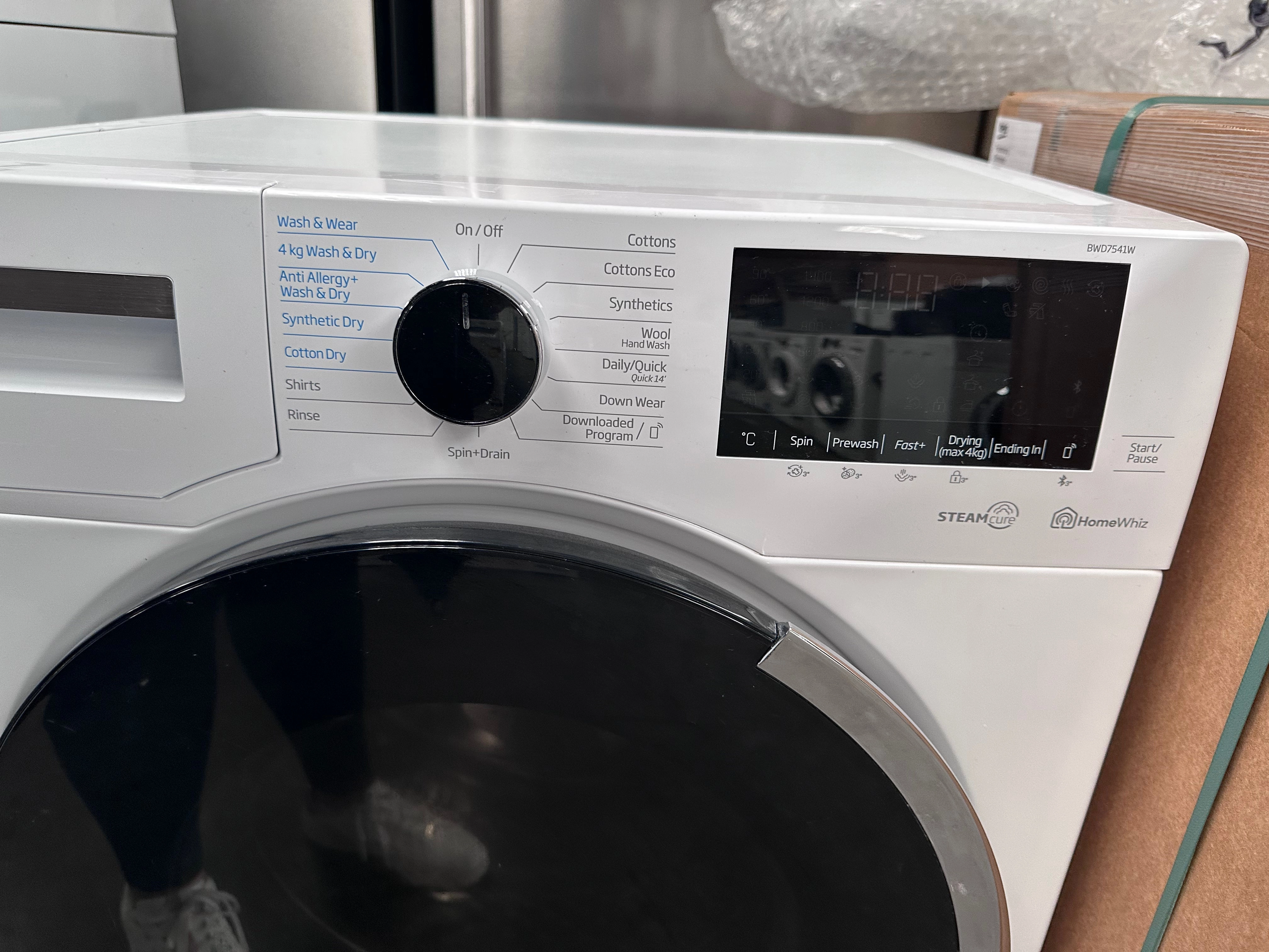 *Current Model* Beko 7.5kg/4kg Washer Dryer Combo with SteamCure BWD7541W [Factory Second]