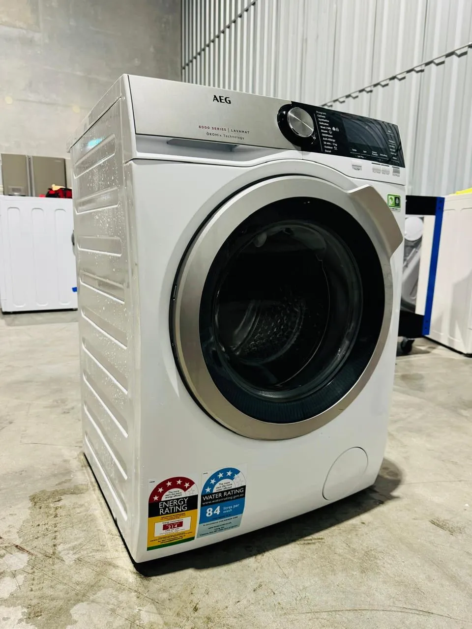 **AEG 10KGS FRONT LOADER WASHING MACHINE**