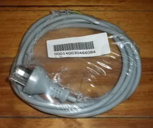AEG 2m Mains Power Lead - 3pin Mains Plug to 6.35mm Spades - Part # 140030466084