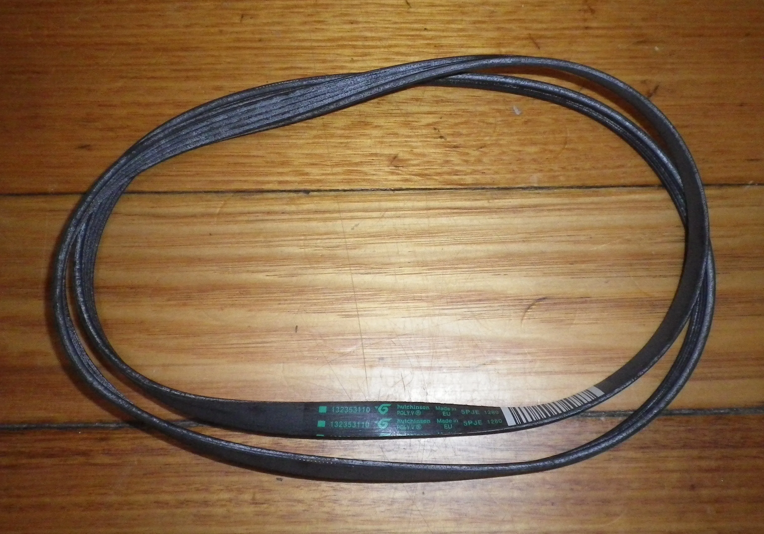 AEG, Electrolux, Simpson Front Loader Drum Belt 1280J5 - Part # 1323531101