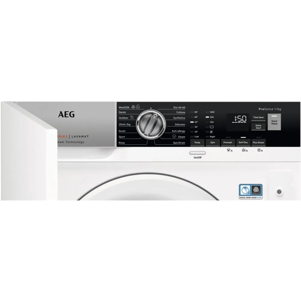 AEG L7FE7261BI 7kg 1200 Spin Integrated Washing Machine
